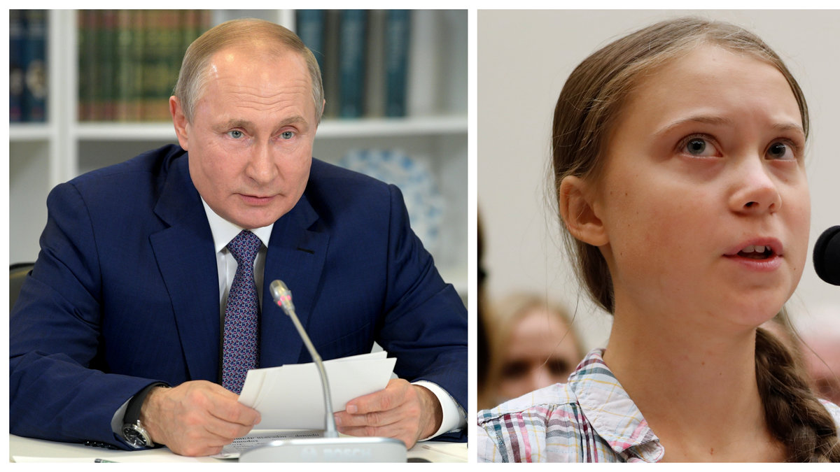 Greta Thunberg bjuds in till Ryssland. 